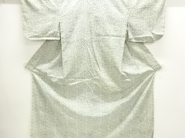 JAPANESE KIMONO / ANTIQUE HITOE KIMONO / COTTON / ABSTRACT PATTERN
